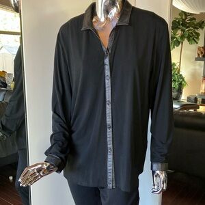 Danier leather shirt